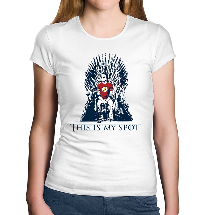 Baby Look Algodão This Is My Spot - Branca