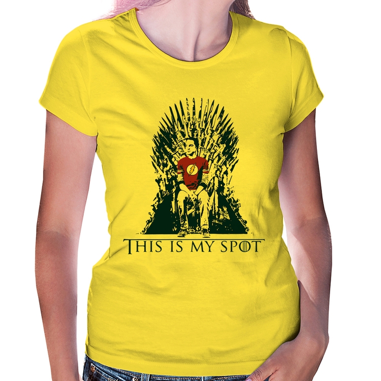 Baby Look This Is My Spot - Amarela