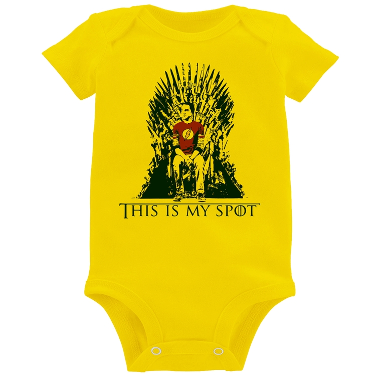 Body Bebê This Is My Spot - Amarelo