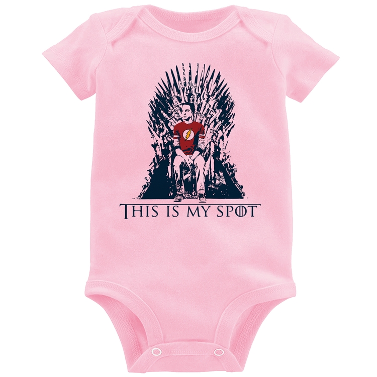 Body Bebê This Is My Spot - Rosa Bebê