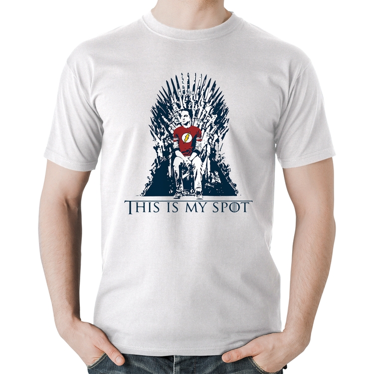 Camiseta Algodão This Is My Spot - Branca