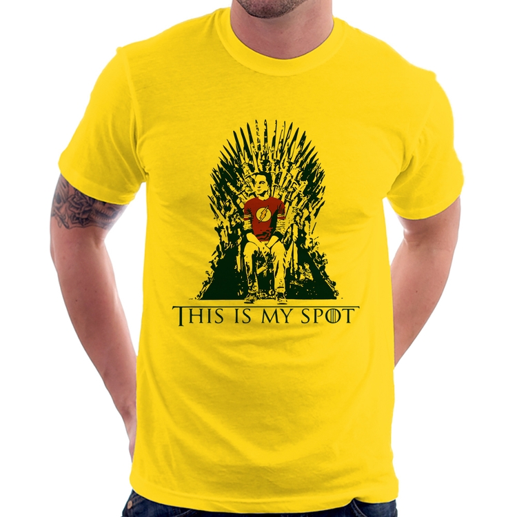 Camiseta This Is My Spot - Amarela