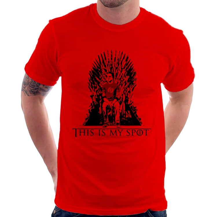 Camiseta This Is My Spot - Vermelha