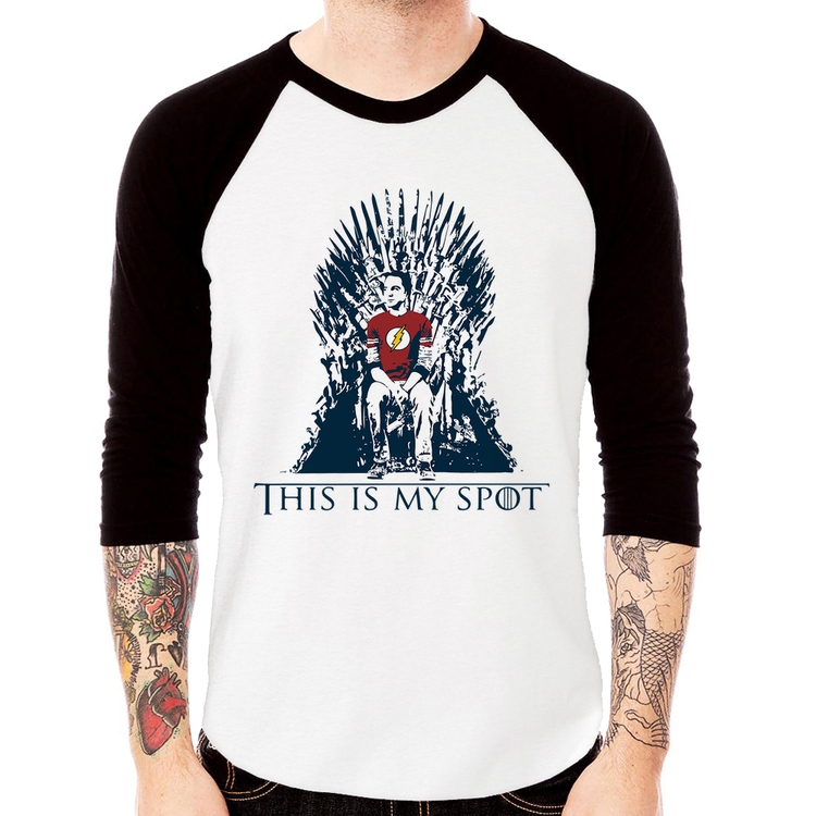 Camiseta Raglan This Is My Spot Manga 3/4