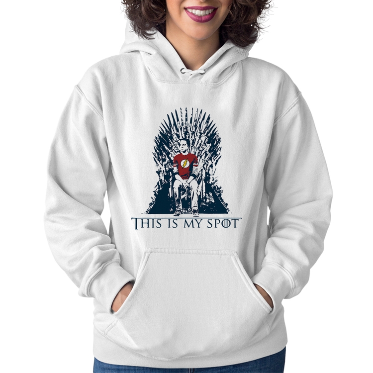 Moletom Feminino This Is My Spot - Branco