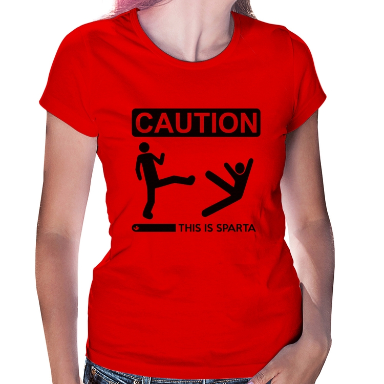 Baby Look This is Sparta - Vermelha