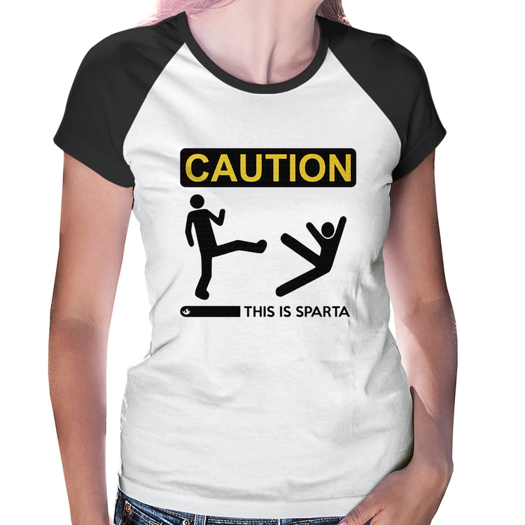 Baby Look Raglan This is Sparta