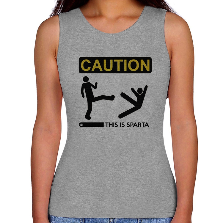 Regata Feminina This is Sparta - Cinza