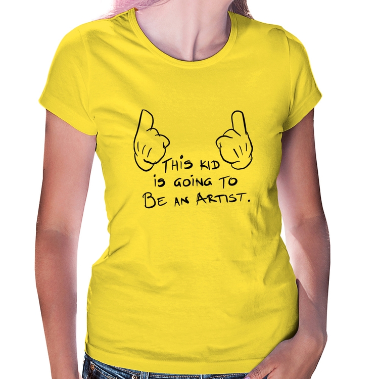 Baby Look This kid is going to be an artist - Amarela