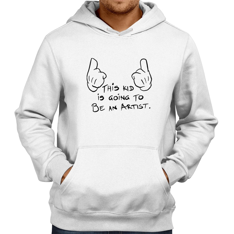 Moletom This kid is going to be an artist - Branco