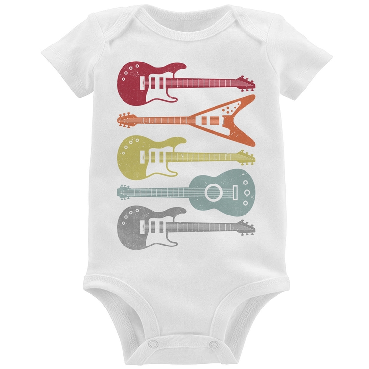 Body Bebê Tipos de Guitarra