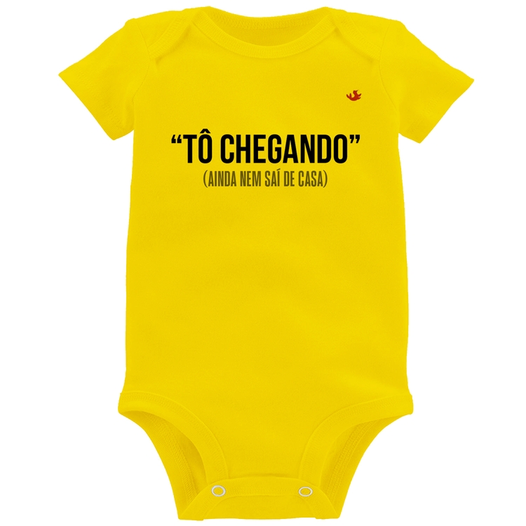 Body Bebê Tô chegando - Amarelo