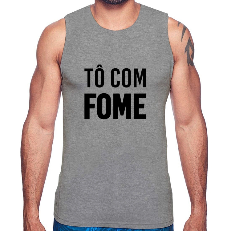 Regata Tô com fome - Cinza