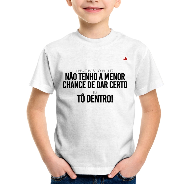 Camiseta Infantil Tô dentro!