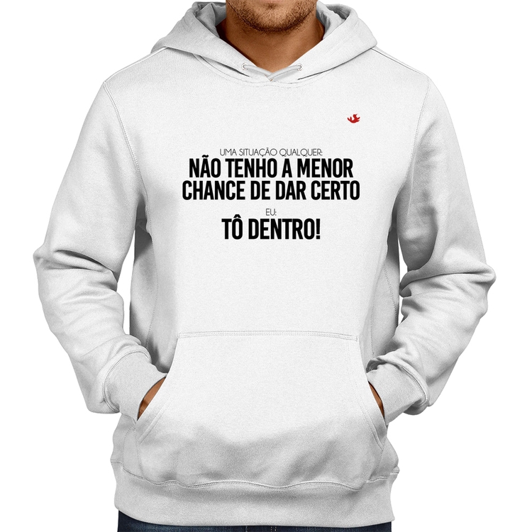 Moletom Tô dentro! - Branco