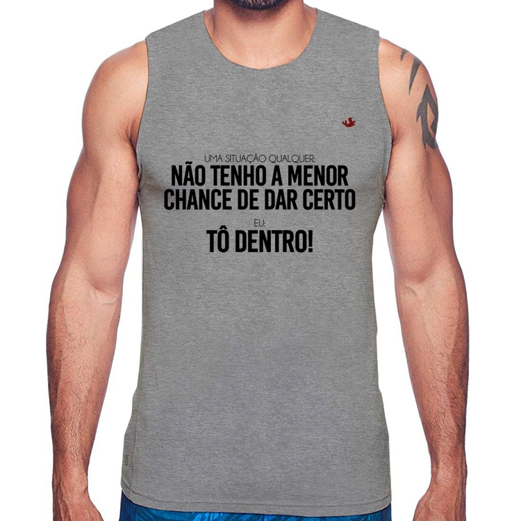 Regata Tô dentro! - Cinza