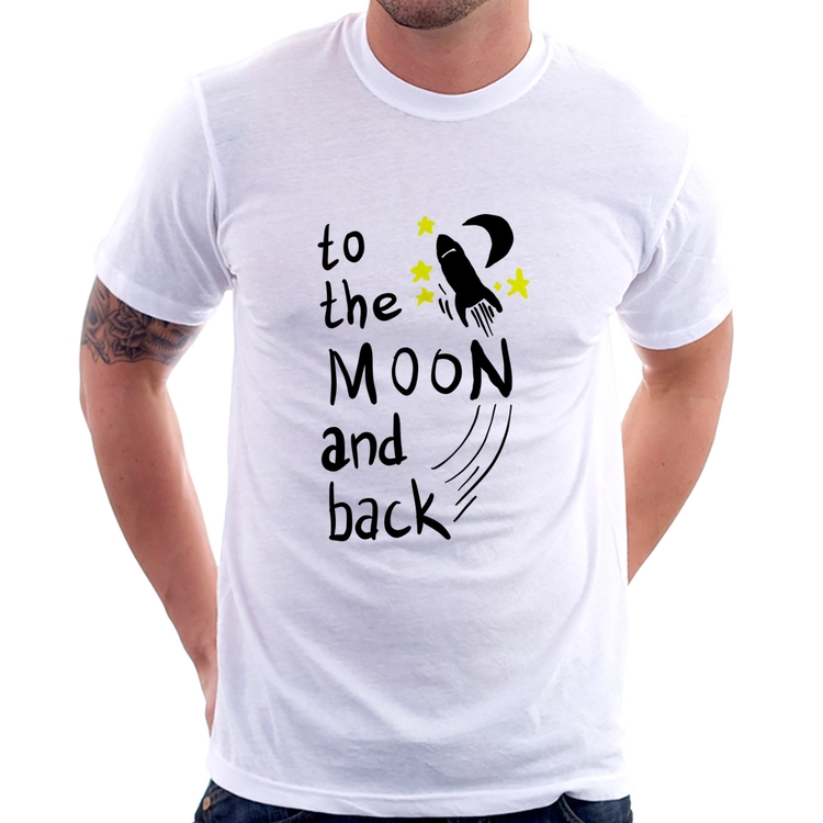 Camiseta To the moon and back