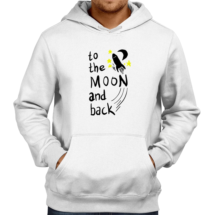 Moletom To the moon and back - Branco