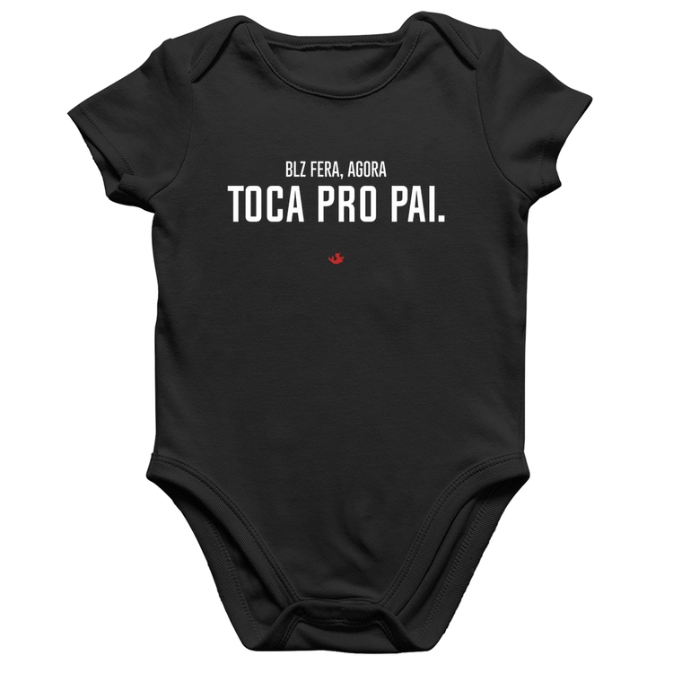 Body Bebê Algodão Toca pro pai