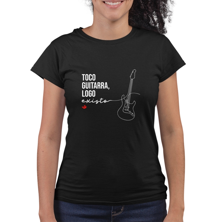 Baby Look Quality Toco guitarra, logo existo