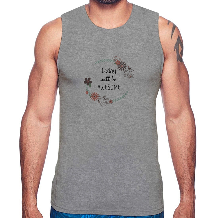 Regata Today will be Awesome - Cinza