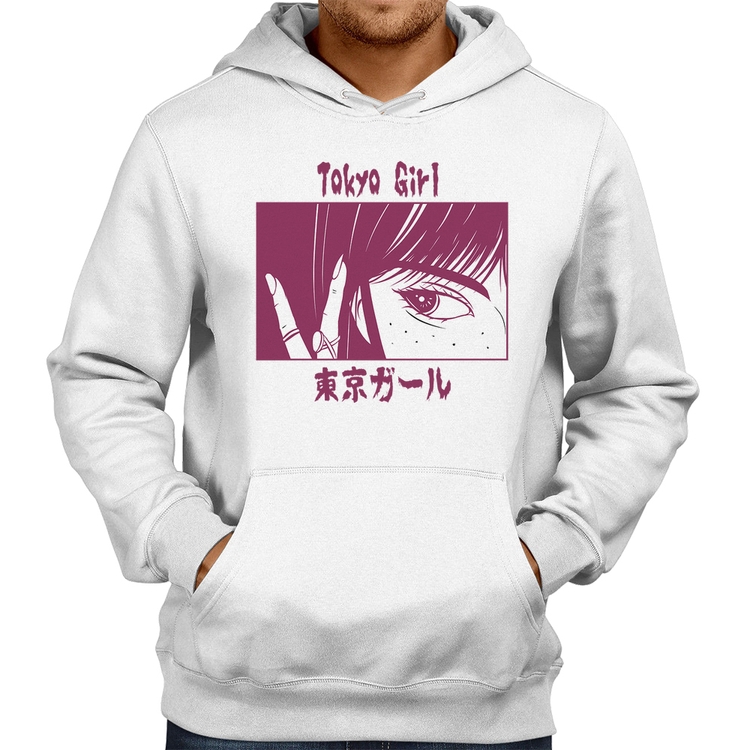Moletom Tokio Girl - Branco