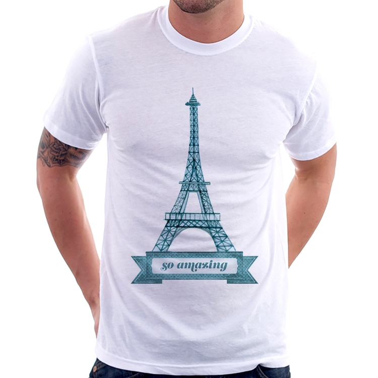 Camiseta Torre Eiffel Amazing