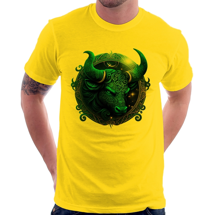 Camiseta Touro Sígno - Amarela
