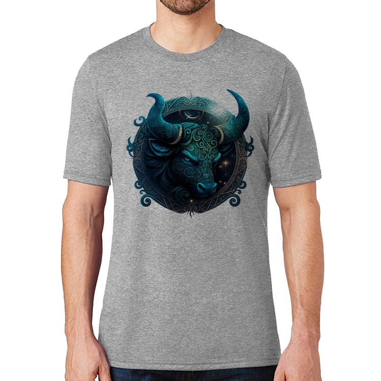 Camiseta Touro Sígno - Cinza