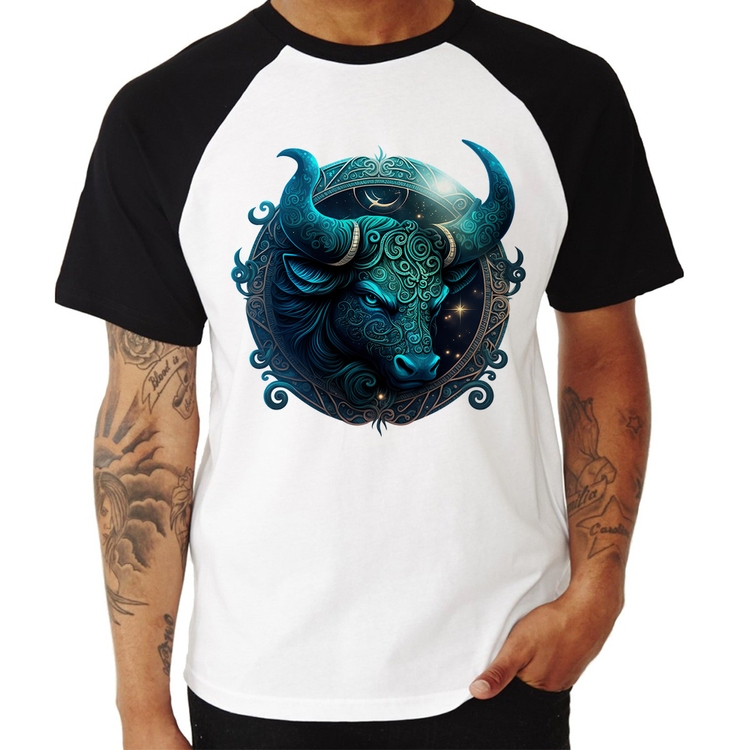 Camiseta Raglan Touro Sígno