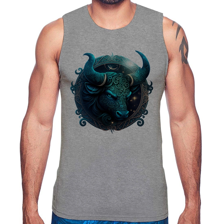 Regata Touro Sígno - Cinza