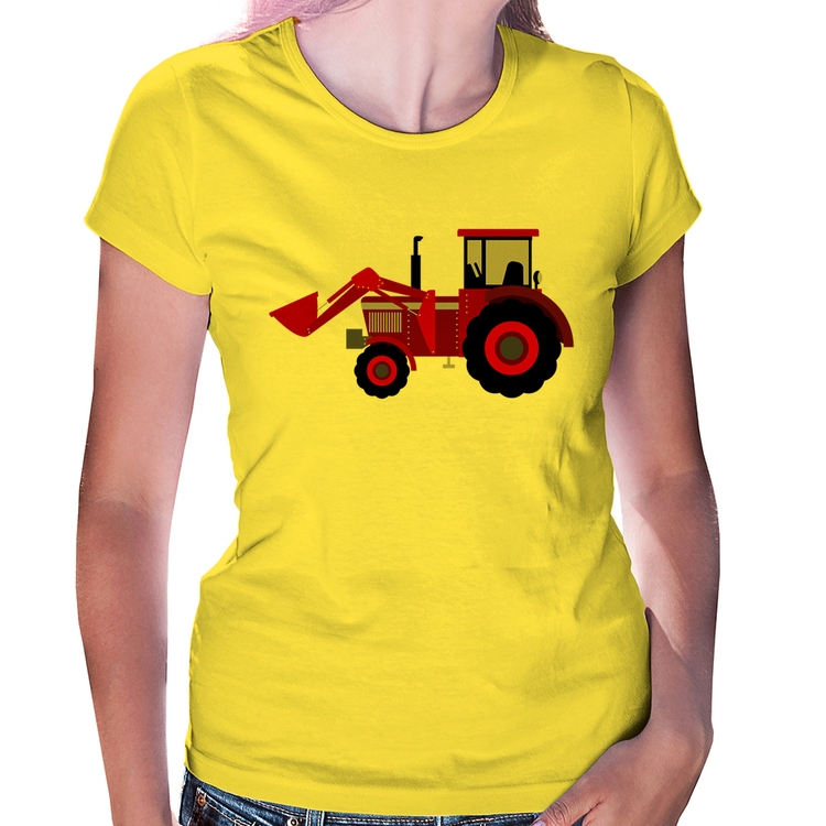 Baby Look Trator - Amarela