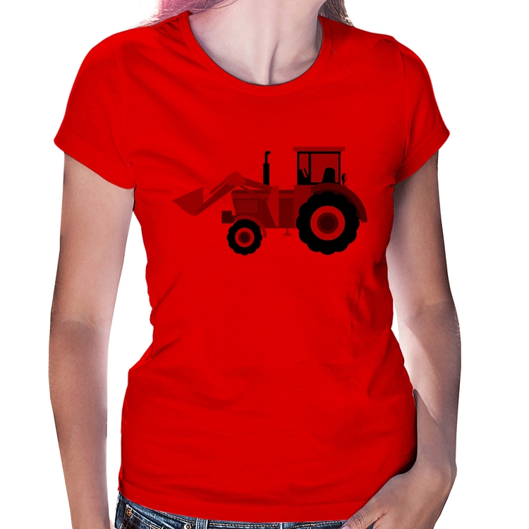 Baby Look Trator - Vermelha