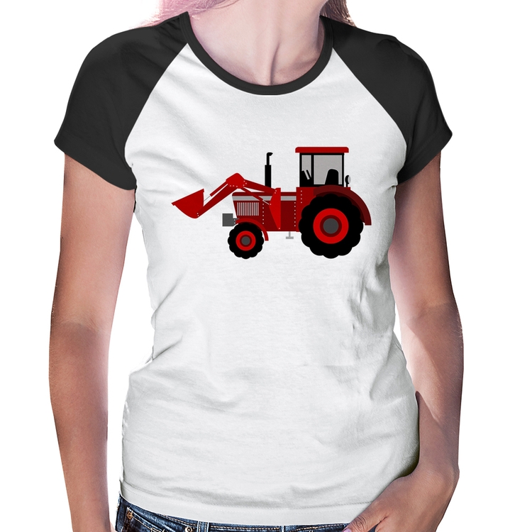 Baby Look Raglan Trator