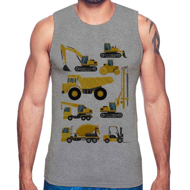 Regata Veículos de construção - Cinza