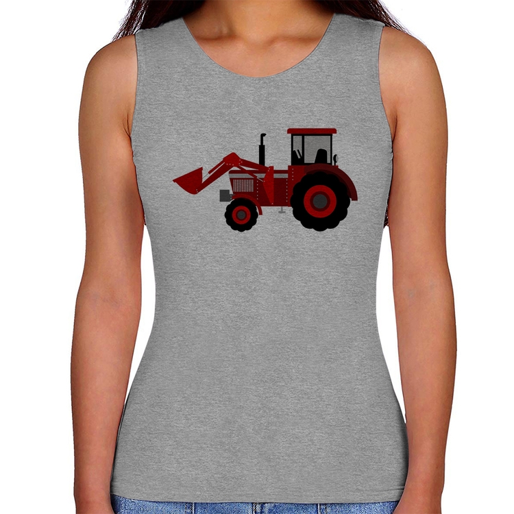 Regata Feminina Trator - Cinza