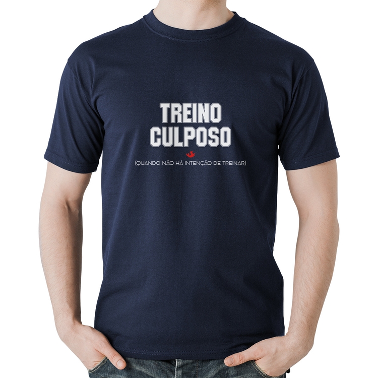 Camiseta Algodão Treino Culposo - Marinho