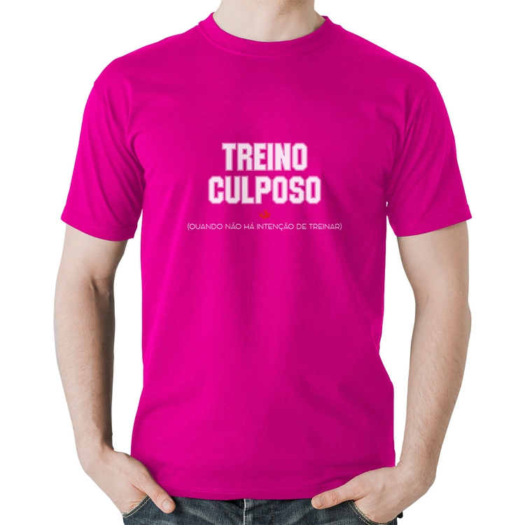 Camiseta Algodão Treino Culposo - Rosa