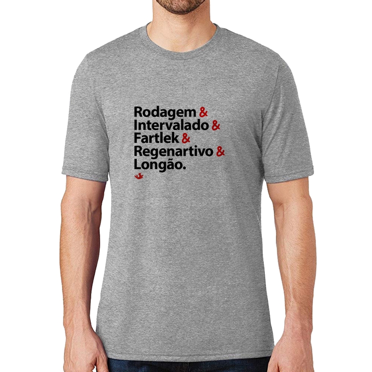 Camiseta Treinos de Corrida - Cinza