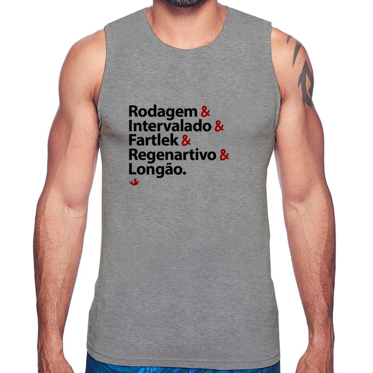 Regata Treinos de Corrida - Cinza