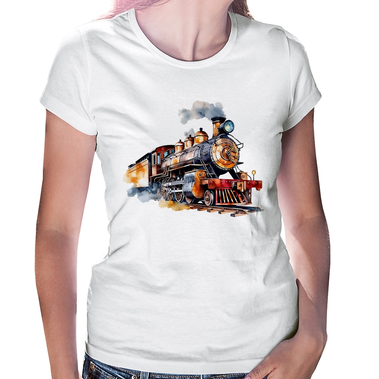 Baby Look Trem Watercolor