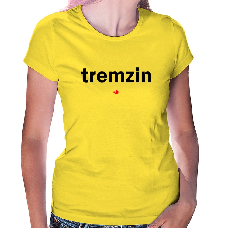 Baby Look Tremzin - Amarela