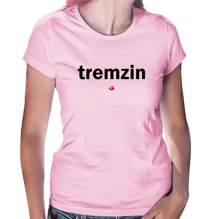 Baby Look Tremzin - Rosa Bebê