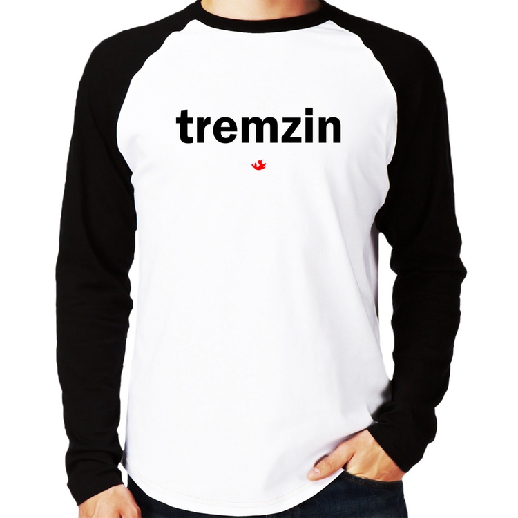 Camiseta Raglan Tremzin Manga Longa