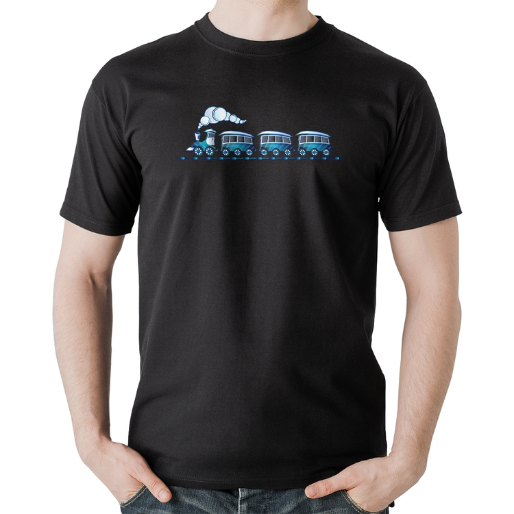 Camiseta Algodão Trenzinho Brinquedo