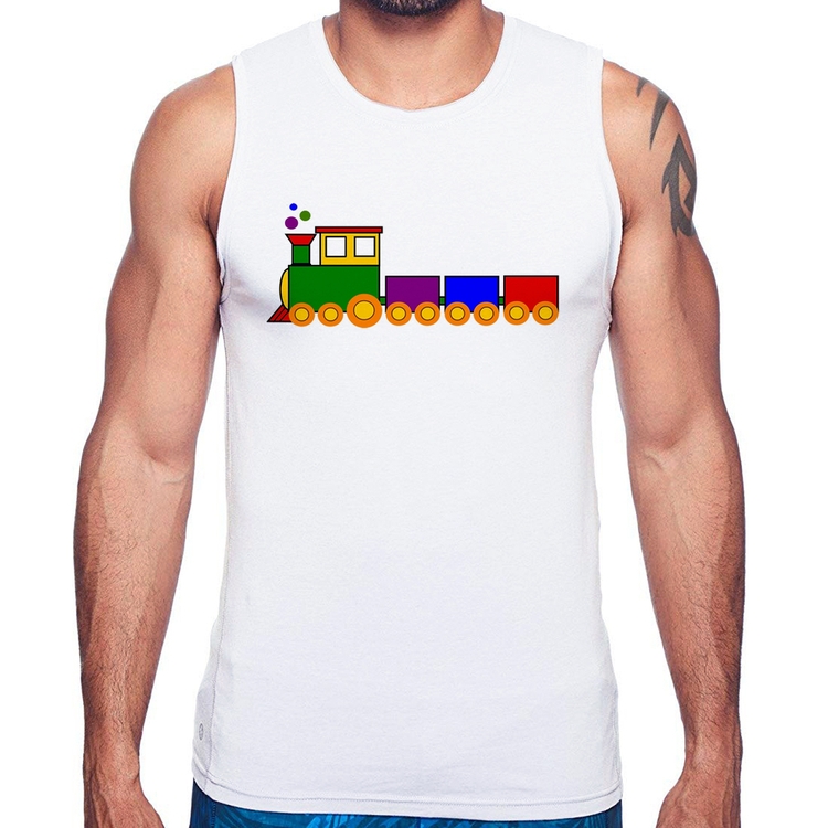 Regata Trenzinho Colorido