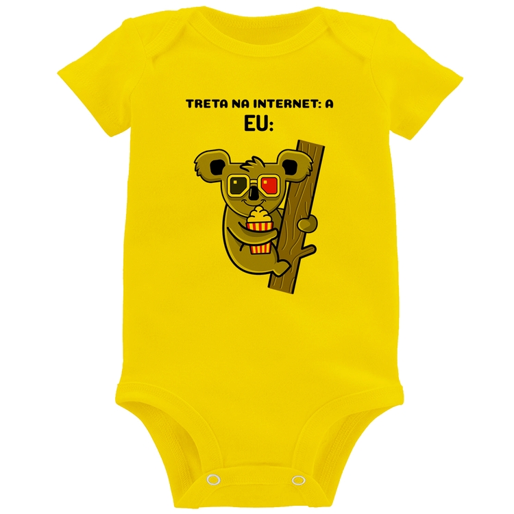 Body Bebê Treta na internet: A - Amarelo