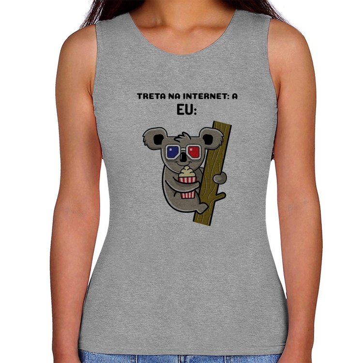 Regata Feminina Treta na internet: A - Cinza