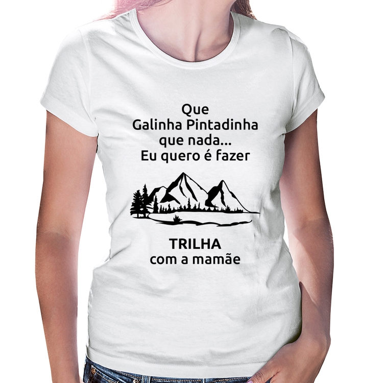Baby Look Trilha com a mamãe Trekking