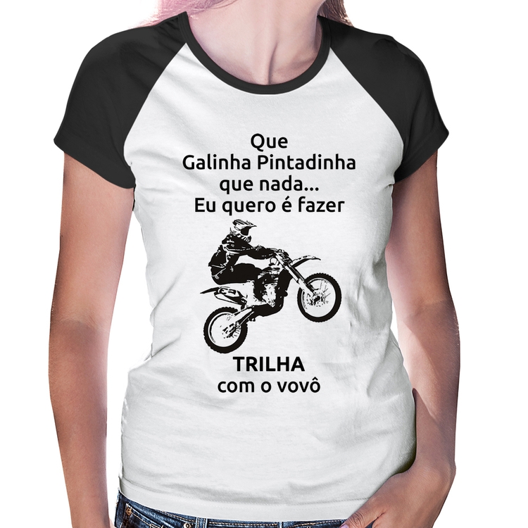 Baby Look Raglan Trilha com o vovô